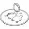 Wiremold Duplex Cover Plate, Brown, Polycarbonate 895P-BRN - alternate 1