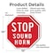 Signmission Stop Sound Horn, 10 inch X 10 inch, Aluminum Metal Signs, 2PK OC-A-2PACK-10-12 - alternate 6