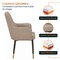 Leisuremod Allure Modern Tufted PU Leather Accent Dining Chair with Arms ACA52TP - alternate 9