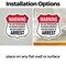 Signmission No Trespassing Shield Sign Warning You A, 4 inch X 4 inch, Vinyl Decal, 2PK SHI-D-2PACK-4-423 - alternate 4