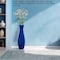 Uniquewise 24in Tapered Cylindrical Tall Bamboo Floor Vase, Stylish Home and Office Decor Piece, Cobalt Blue QI004757.FD - alternate 6