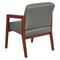 Office Star Products Cherry Finish Visitor's Chair with Freeflex Ember Memory Foam Seat WD587-9211 - alternate 8