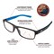 Performance Tool Flexible Reading Glasses +2x Magnification W1491 - alternate 7