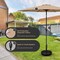 Simple Deluxe 9' Patio Umbrella Outdoor Table Market Yard Umbrella with Push Button Tilt/Crank, 8 Sturdy Ribs for LGBRLA9TAN - alternate 6