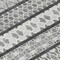 Homeroots 9' X 12' Gray Charcoal And Silver Quatrefoil Washable Indoor Outdoor Area Rug 583226 - alternate 8