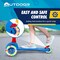 Outdoorcruiser Outdoor Cruiser 3-Wheel Kids Scooter, Lean-to-Steer, LED Wheels, Adjustable T-Bar, Blue/Red OCKSRB684 - alternate 10