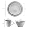 Elama Malibu Calcite 16-Piece Dinnerware Set in Light Gray ELM-MALIBU-CALCITE - alternate 8