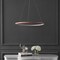 Jonathan Y Brice 23.75" Modern Contemporary Metal Round Dimmable Integrated LED Pendant, Matte Pink JYL7203B - alternate 9