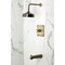 Kingston Brass Single-Handle Pressure Balanced Tub and Shower Faucet, Antique Brass KB6343AX - alternate 4