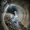 Vevor Sewer Pipe Inspection Robot 394FT Plumbing Crawler with Front/Rear Camera WR030-120 - alternate 8