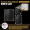 Azar Displays Floating Gallery Wall Frame Set, 1 Gold Standoff Hardware, 8 x 10, 11 x 14 & 16 x 20, 3-Piece Set 105722-GLD - alternate 7