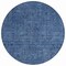 Homeroots 8' Navy Blue And Blue Round Southwestern Washable Indoor Outdoor Area Rug 587070 - alternate 6