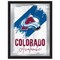 Holland Bar Stool Co Colorado Avalanche 17 in.x22 in. Logo Wall Mirror MLogo - alternate 1