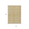 Homeroots 10' X 14' Wheat Gold And Gray Striped Washable Indoor Outdoor Area Rug 615109 - alternate 8