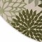 Homeroots 8' Ivory And Green Round Floral Indoor Outdoor Area Rug 548064 - alternate 9