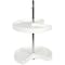 Knape & Vogt Lazy Susan, Polymer, White, 18 in W, 31.5 in H, 18 in L KV.PKN18STW - alternate 1