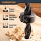Powertec 7 Piece Drill Bit Stop Collar Set, Adjustable Drill Bit Depth Stopper w/ Allen Wrench, Inch Set 71491 - alternate 5