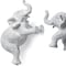 Homeroots Set of Two Maynard I Gray Elephant Resin Hanging Dimensional Sculpture, 2PK 608653 - alternate 3