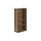 Homeroots 48" Brown Distressed Wood Adjustable Four Tier Bookcase 333505 - alternate 9