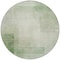 Homeroots 8' Artichoke Green Round Geometric Washable Indoor Outdoor Area Rug 608084 - alternate 8