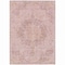 Homeroots 8' X 10' Pink Floral Medallion Washable Indoor Outdoor Area Rug 607917 - alternate 7