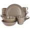 Bee And Willow Milbrook 16 Piece Stoneware Dinnerware Set in Mocha 130130.16 - alternate 1