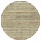 Homeroots 8' Beige Round Striped Washable Indoor Outdoor Area Rug 607952 - alternate 8