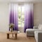 Homeroots Set of Two 84"  Purple Ombre Window Curtain Panels, 2PK 473429 - alternate 7