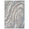 World Rug Gallery Marble Swirl Shag Area Rug 5 ft x 7 ft Blue WR131BLUE5X7 - alternate 10