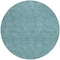 Homeroots 8' Teal Blue And Ivory Round Geometric Washable Indoor Outdoor Area Rug 602397 - alternate 6