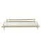 Homeroots 16in Mirror and Gold Rectangular Glass Vanity Tray 517521 - alternate 1