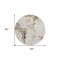 Homeroots 8' Beige Ivory And Taupe Round Abstract Washable Indoor Outdoor Area Rug 582658 - alternate 8