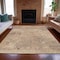Homeroots 3' X 5' Tan And Beige Abstract Washable Indoor Outdoor Area Rug 630891 - alternate 8