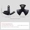 Vevor River Anchor 30LB Boat Anchor Cast Iron Black Vinyl-Coated Mushroom Anchor AN20-30LB - alternate 7