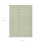 Homeroots 5' X 8' Artichoke Green And Ivory Chevron Washable Indoor Outdoor Area Rug 596232 - alternate 6