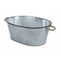 Homeroots 24" Gray And Black Steel Basket 399667 - alternate 7