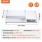 Vevor Countertop Refrigerated Salad Pizza Prep Station 130 W Stainless Guard ETL E40TW-G - alternate 8