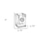 Homeroots 3" Clear Pen Holder 376169 - alternate 5