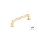 Kingston Brass 10-Pack Cabinet Industrial Pipe Pull for Kitchen, 128 mm, Brushed Brass RK22091BB - alternate 1