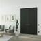 Sartodoors Hidden Double Doors Black 36x96 (2* 18x96) Solid Core Modern Interior QUADRO4111DMF-BLK-36x96-RH-O - alternate 1