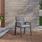 Leisuremod Chelsea Aluminum Outdoor Dining Table 87 With 8 Chairs and Cushions, Light Grey CC20-T87BL-8LGR - alternate 10