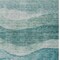 Homeroots 5' X 8' Teal Blue And Aqua Abstract Washable Indoor Outdoor Area Rug 604990 - alternate 9