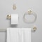 Gliderite Hardware Alpine Collection 4-Piece Champagne Gold Bathroom Hardware Set 9024-KIT-RD-CHPG-1 - alternate 5