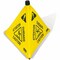 Rubbermaid Commercial 30" Pop-Up Caution Safety Cone, 30" Height, 21" Length, Yellow RCP9S0100YL - alternate 1
