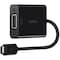 Belkin USB-C to VGA Adapter (For Business / Bag & Label) - USB Type C - 1 x VGA B2B143-BLK - alternate 1