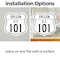 Signmission Oregon Route Marker Shield Sign Us 101, 4 inch X 4 inch, Vinyl Decal, 5PK SHI-D-5PACK-4-427 - alternate 4