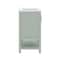 Flash Furniture Vega 36in. Vanity w/Sink, Cabinet w/Gold Hardware, Open Shelf & 3 Drawers, Marble Counter, Sage/Wht FS-VEGA36-KD-SG-HDGLD-GG - alternate 9