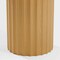 Homeroots 52" Brown Solid Wood Pedestal Base Round Top Dining Table 721001 - alternate 6
