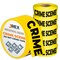 Jrex Safety Crime Scene Do Not Cross Tape Roll - 3 Mil - 1000 Ft x 3 Inch Wide Each - Yellow, 6PK PCST-JR-3M-6PK - alternate 1