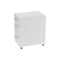 Monoprice Workstream by Rolling Round Corner 3-Drawer File Cabinet_ White 37877 - alternate 7